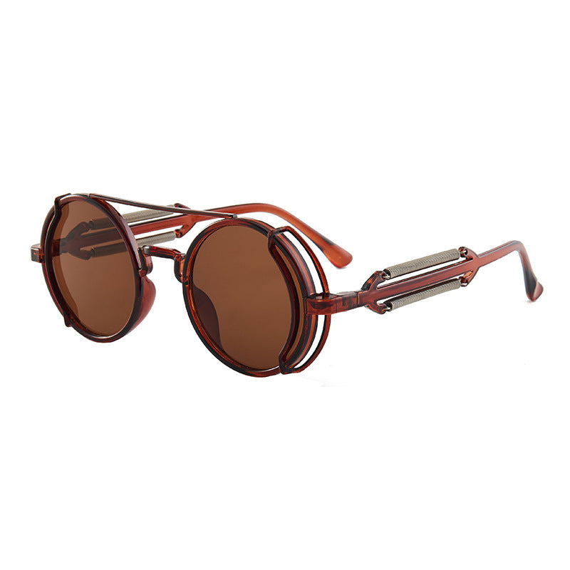 Sunglasses Steampunk Double Spring Leg Glasses