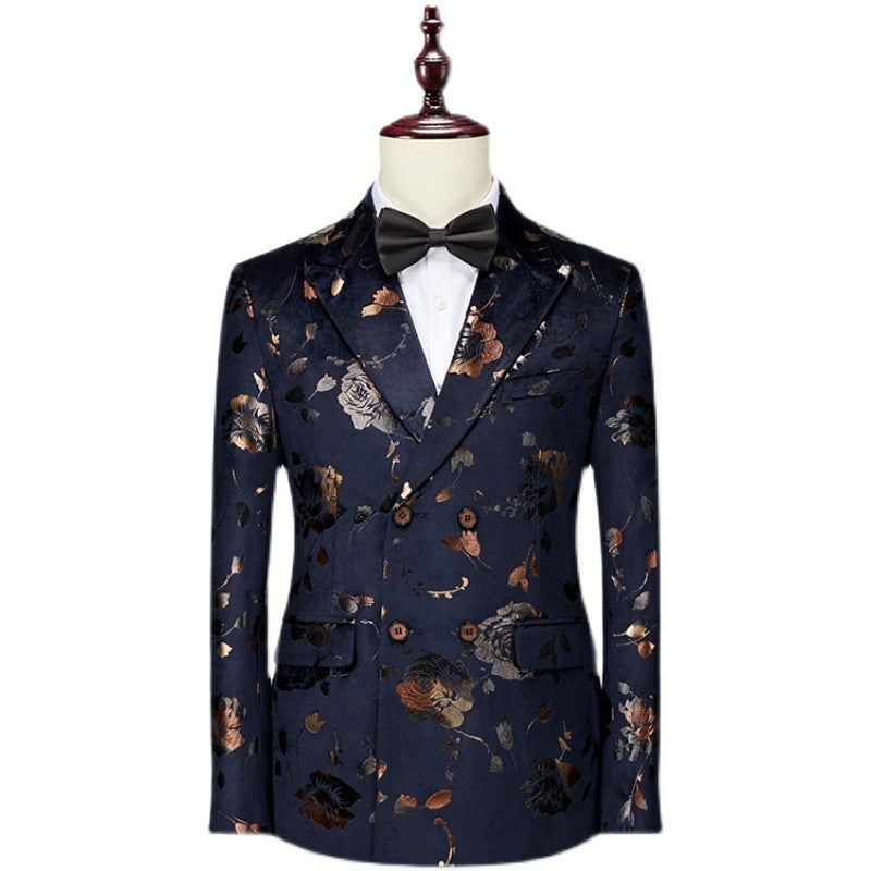 Empire Elegance Steampunk Printed Tie Suit Set