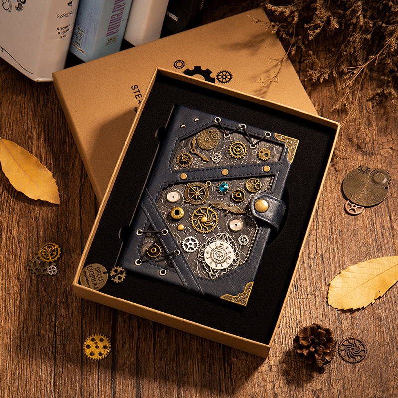 The Sovereign Ledger: European Retro Steampunk Leather Journal