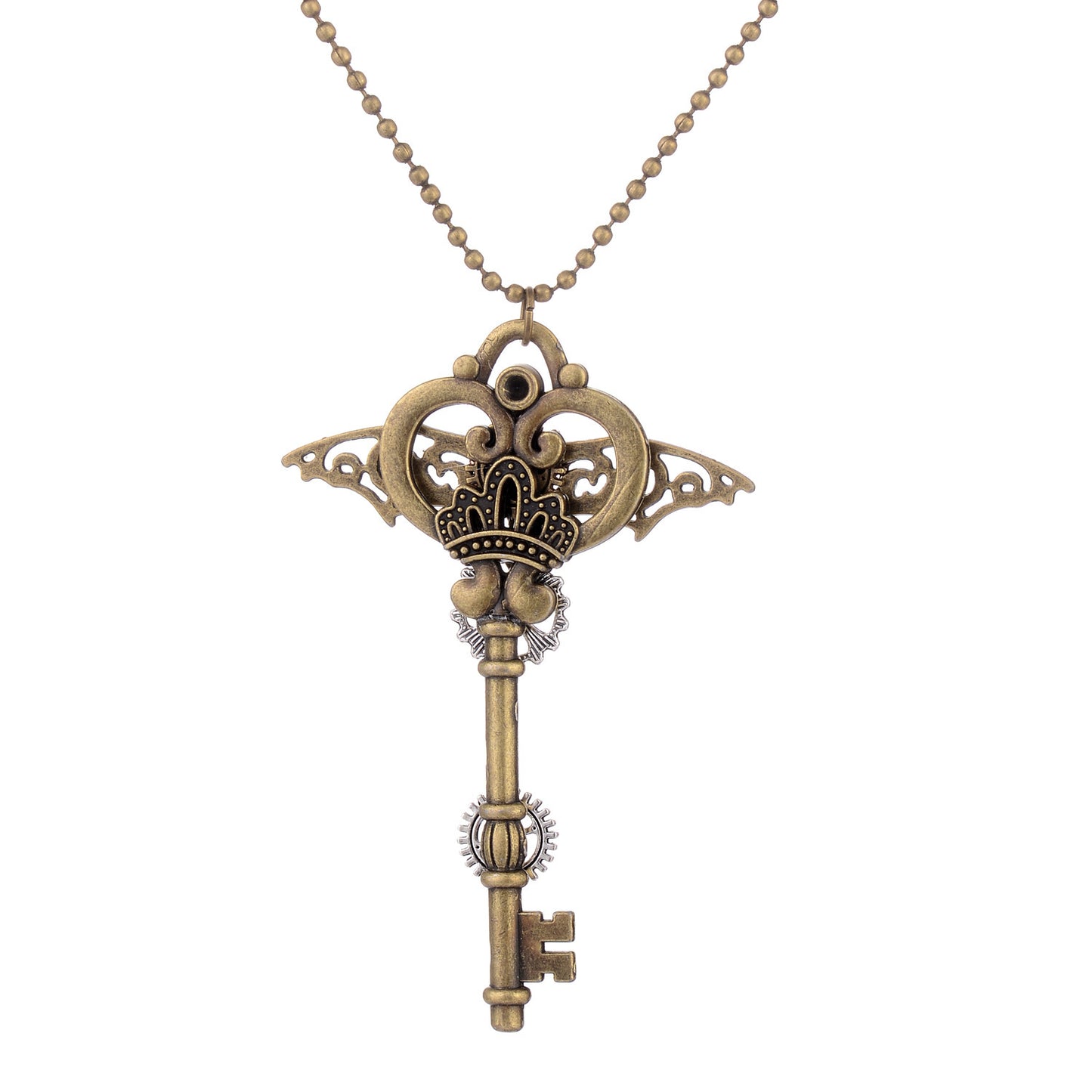 The Brass Mechanica Pendant Necklace