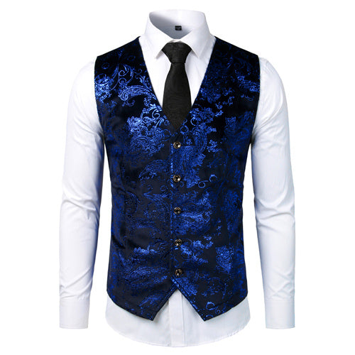 The Valiant Stratos: Steampunk Tailored Gilet for the Modern Gentleman