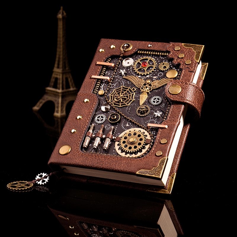 The Sovereign Ledger: European Retro Steampunk Leather Journal