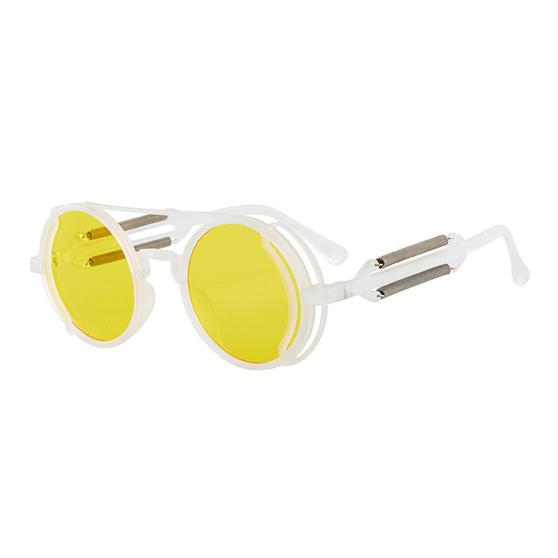 Sunglasses Steampunk Double Spring Leg Glasses