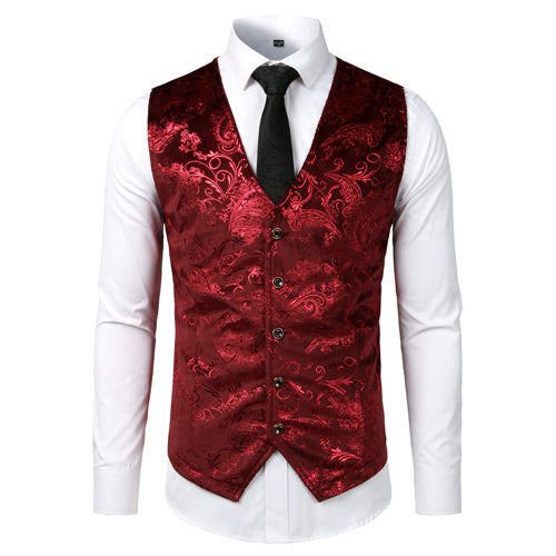 The Valiant Stratos: Steampunk Tailored Gilet for the Modern Gentleman