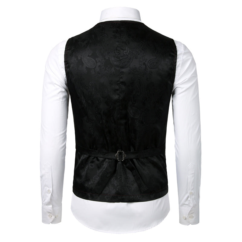 The Valiant Stratos: Steampunk Tailored Gilet for the Modern Gentleman