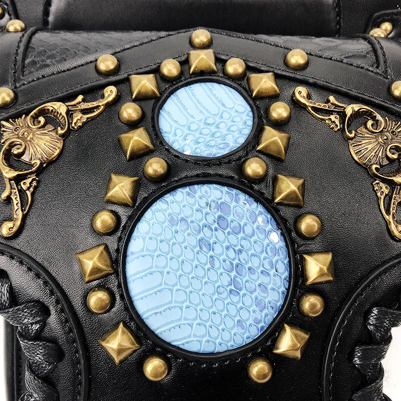 Steampunk Multifunctional Pocket – Adjustable PU Leather Utility Bag