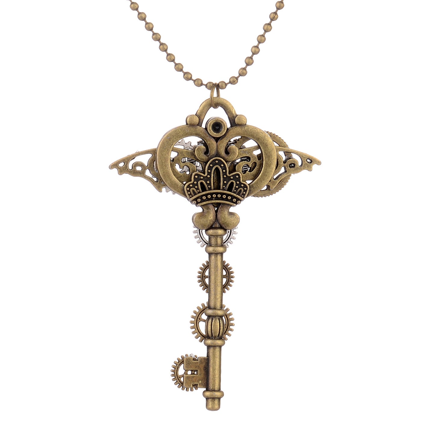 The Brass Mechanica Pendant Necklace