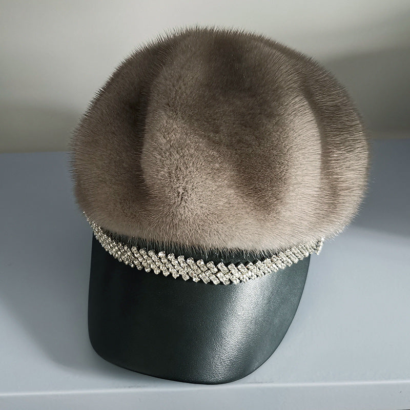 Imperial Elegance Mink Hair Beret