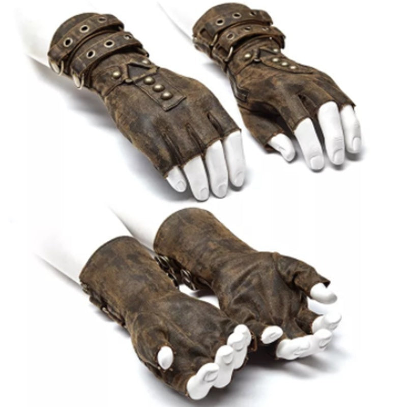 Ironclad Vanguard Steampunk Arm Guard & Glove Set