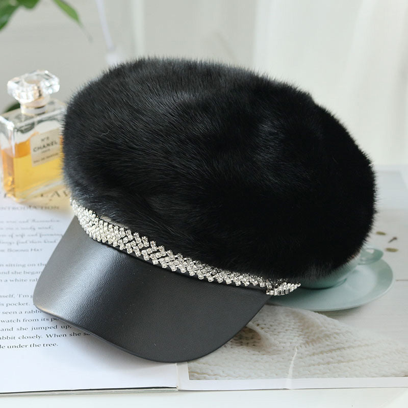 Imperial Elegance Mink Hair Beret